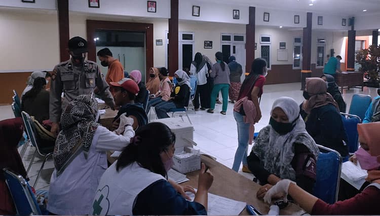 Polres Cilacap Gelar Semarak Gerai Vaksin Sebulan Penuh Selama Ramadan
